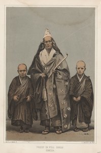 Präst klädd i Simoda, 1855